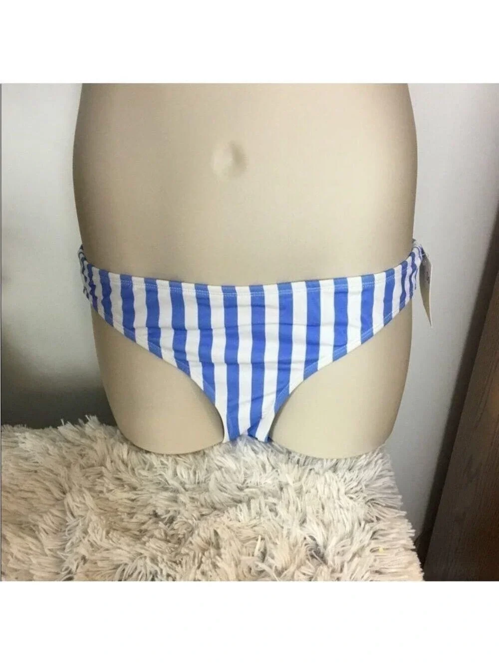 SO bikini Woman’s Junior size XXL blue and white (periwinkle) striped